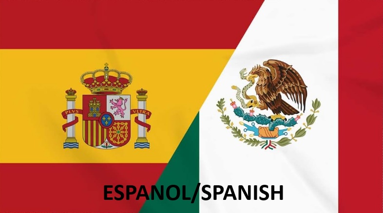 Spain Mexico Flags